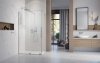 Radaway Furo Kdj Brushed Nickel kabina 90x100cm lewa szczotkowany nikiel 10104472-91-01L/10110430-01-01/10113100-01-01
